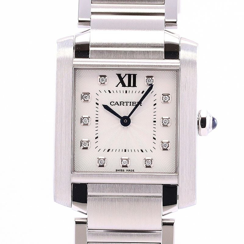 【中古】CARTIER TANK FRANCAISE MEDIUM MODEL カルティエ タンク フランセーズ MM WE110007