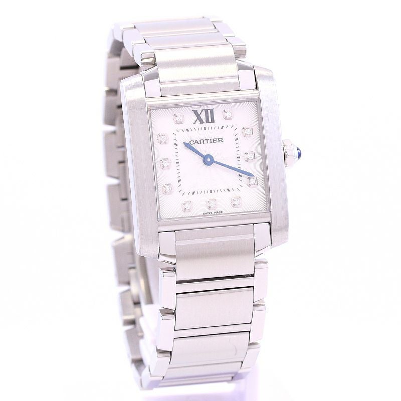 【中古】CARTIER TANK FRANCAISE MEDIUM MODEL カルティエ タンク フランセーズ MM WE110007