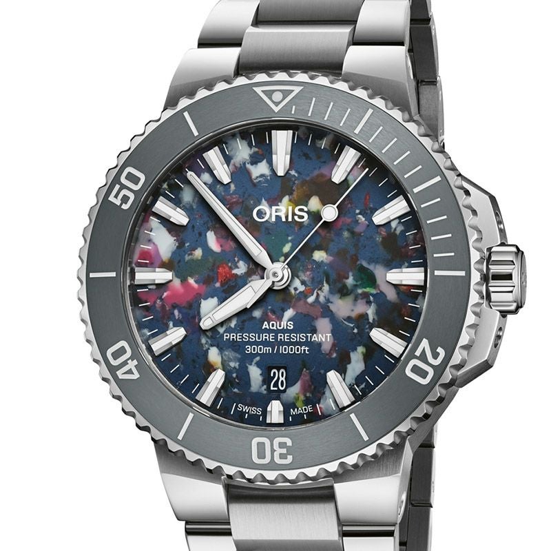 ORIS Aquis date Upcyle オリス アクイスデイト アップサイクル 01 733 7787 4150-07 8 22 04PEB