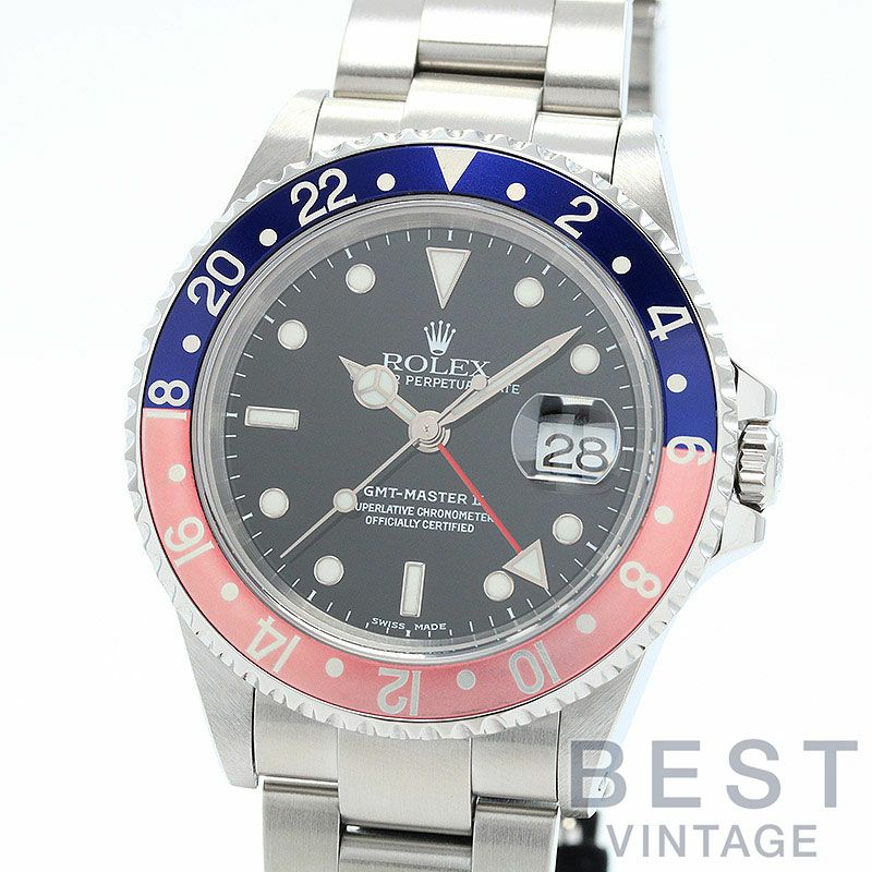 【中古】ROLEX GMT MASTER II ロレックス GMTマスターII 16710