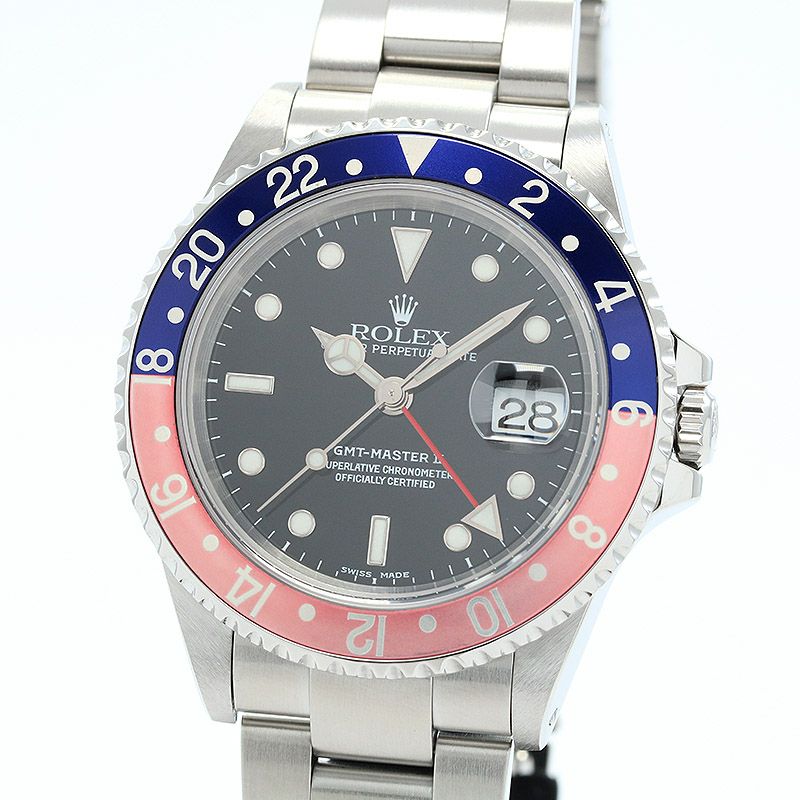 【中古】ROLEX GMT MASTER II ロレックス GMTマスターII 16710