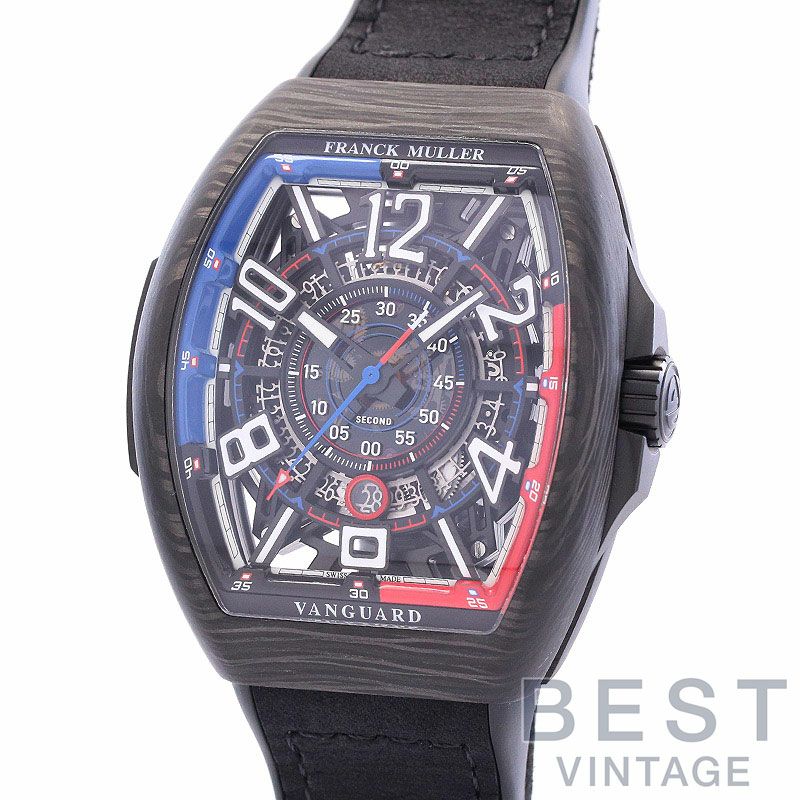 【中古】FRANCK MULLER VANGUARD RACING SKELETON TOMIYA LIMITED EDITION フランク・ミュラー ヴァンガード レーシング スケルトン TOMIYA リミテッド エディション 30本限定 V45SCDT SQT RCCJ CARBON NR