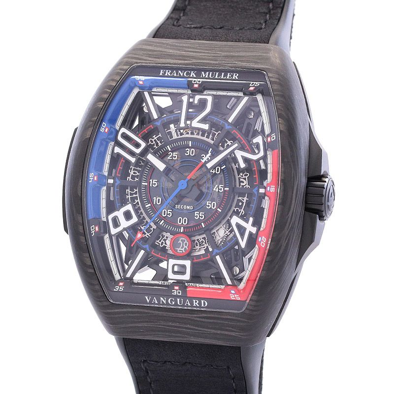 【中古】FRANCK MULLER VANGUARD RACING SKELETON TOMIYA LIMITED EDITION フランク・ミュラー ヴァンガード レーシング スケルトン TOMIYA リミテッド エディション 30本限定 V45SCDT SQT RCCJ CARBON NR