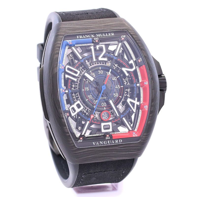 【中古】FRANCK MULLER VANGUARD RACING SKELETON TOMIYA LIMITED EDITION フランク・ミュラー ヴァンガード レーシング スケルトン TOMIYA リミテッド エディション 30本限定 V45SCDT SQT RCCJ CARBON NR
