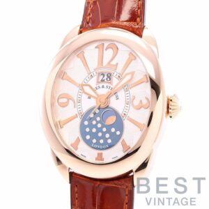 【中古】BACKES&STRAUSS REGENT 1609 BIG DATE MOON PHASE バックス&ストラウス リージェント 1609 ビッグデイト ムーンフェイズ RE.4452.MA 1609.AD