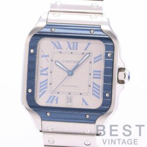 【中古】CARTIER SANTOS DE CARTIER WATCH LARGE MODEL カルティエ サントス ドゥ カルティエ LM WSSA0047