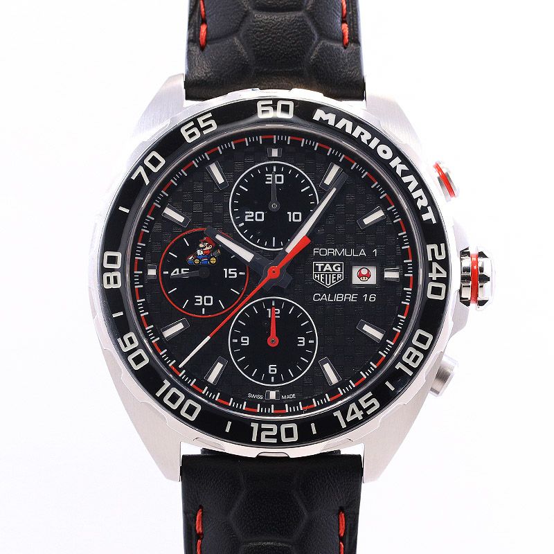 【中古】TAG HEUER FORMULA1×MARIO KART LIMITED TO 3000 タグ・ホイヤー フォーミュラ1 × マリオカート 3000本限定 CAZ201E.FC6517