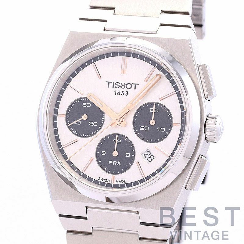 【中古】TISSOT PRX AUTOMATIC CHRONOGRAPH ティソ ピーアールエックス オートマティック クロノグラフ T137.427.11.011.00