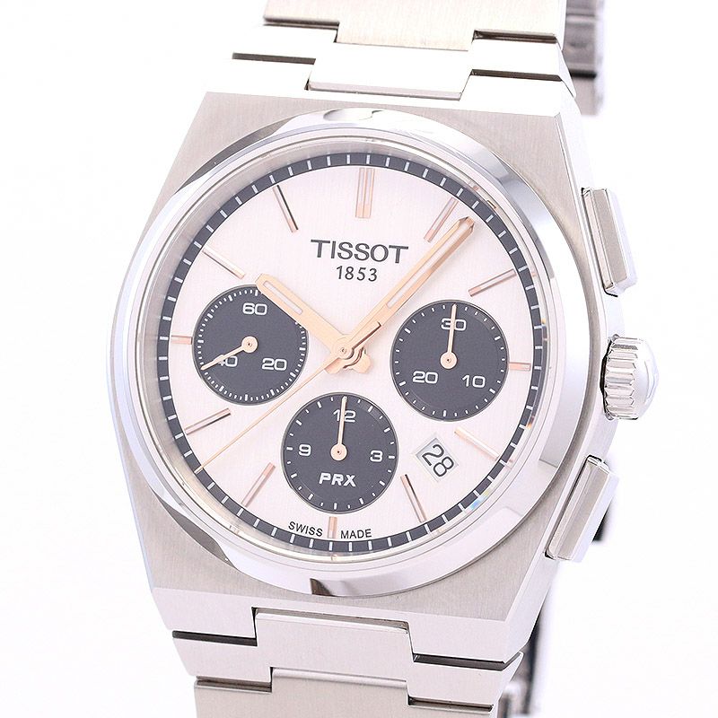 【中古】TISSOT PRX AUTOMATIC CHRONOGRAPH ティソ ピーアールエックス オートマティック クロノグラフ T137.427.11.011.00