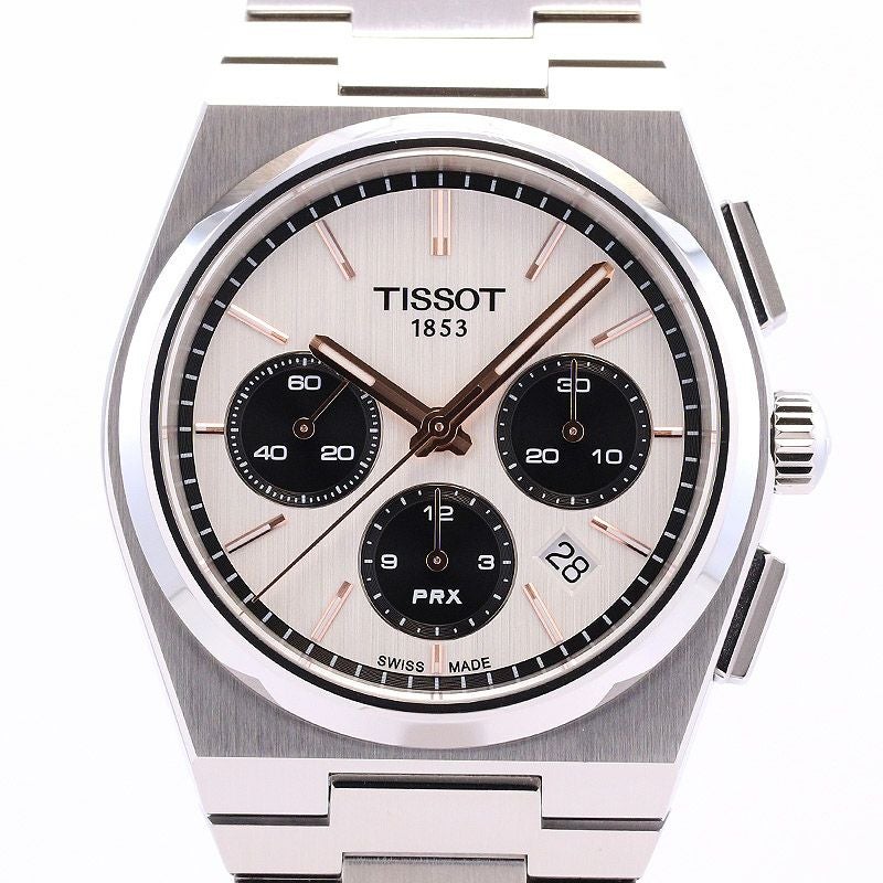 【中古】TISSOT PRX AUTOMATIC CHRONOGRAPH ティソ ピーアールエックス オートマティック クロノグラフ T137.427.11.011.00