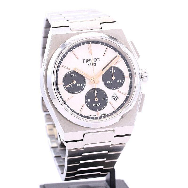 【中古】TISSOT PRX AUTOMATIC CHRONOGRAPH ティソ ピーアールエックス オートマティック クロノグラフ T137.427.11.011.00