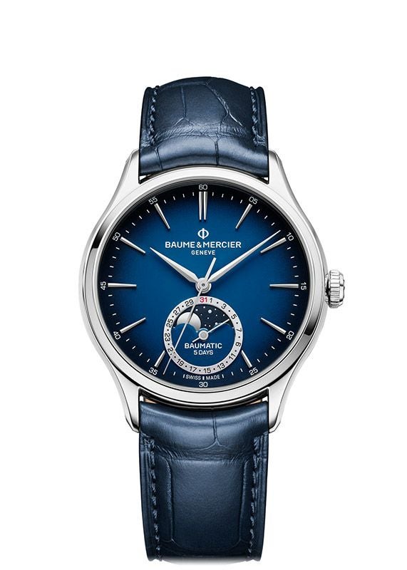 BAUME&MERCIER CLIFTON BAUMATIC MOON PHASE DATE ボーム&メルシエ クリフトン ボーマティック ムーンフェイズ デイト M0A10756