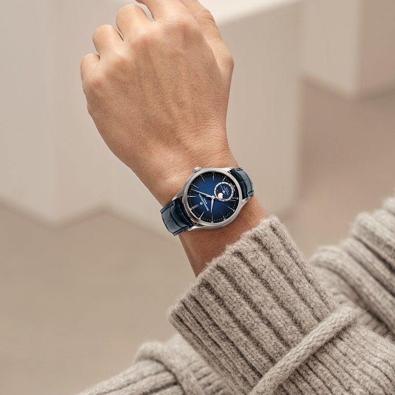 BAUME&MERCIER CLIFTON BAUMATIC MOON PHASE DATE ボーム&メルシエ クリフトン ボーマティック ムーンフェイズ デイト M0A10756