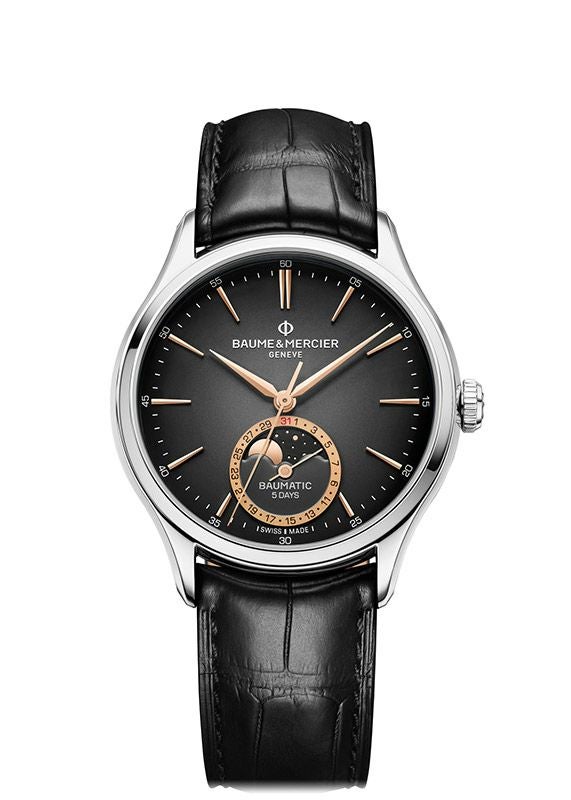 BAUME&MERCIER CLIFTON BAUMATIC MOON PHASE DATE ボーム&メルシエ クリフトン ボーマティック ムーンフェイズ デイト M0A10758