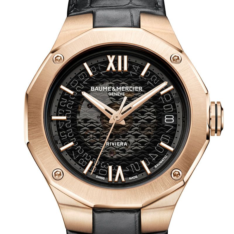 BAUME&MERCIER RIVIERA BAUMATIC GOLD ボーム&メルシエ リビエラ ボーマティック ゴールド M0A10787