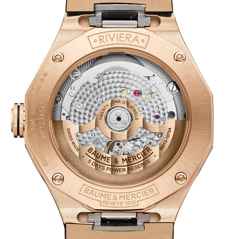 BAUME&MERCIER RIVIERA BAUMATIC GOLD ボーム&メルシエ リビエラ ボーマティック ゴールド M0A10787