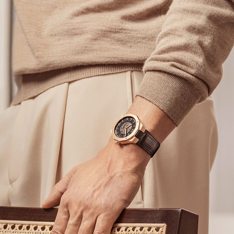 BAUME&MERCIER RIVIERA BAUMATIC GOLD ボーム&メルシエ リビエラ ボーマティック ゴールド M0A10787