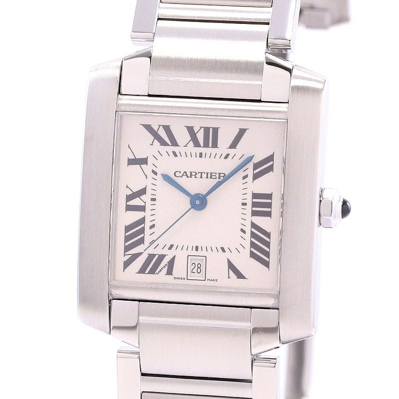 【中古】CARTIER TANK FRANCAISE LARGE MODEL カルティエ タンク フランセーズ LM W51002Q3