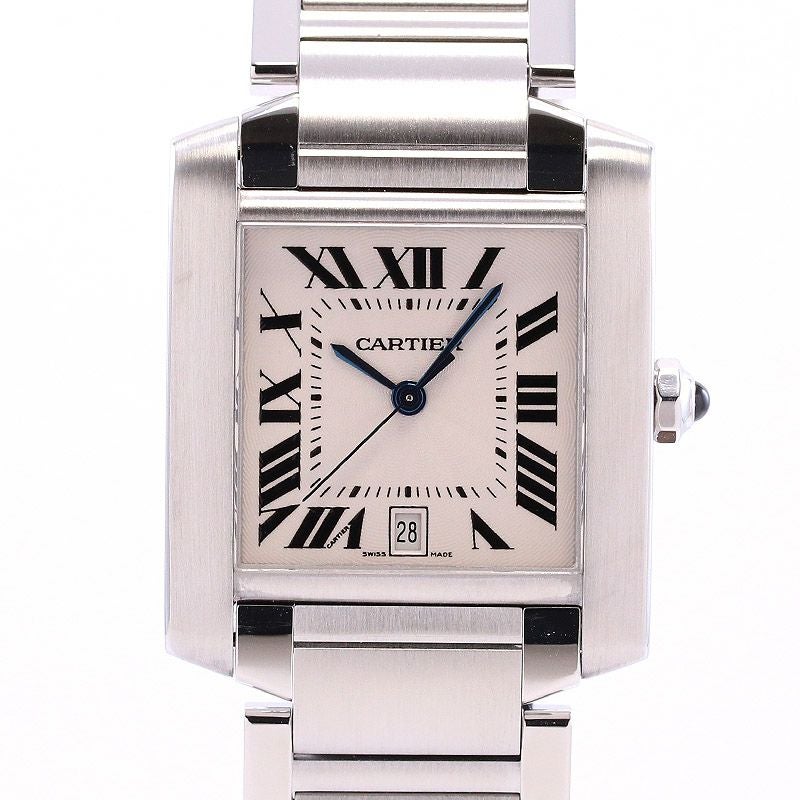 【中古】CARTIER TANK FRANCAISE LARGE MODEL カルティエ タンク フランセーズ LM W51002Q3