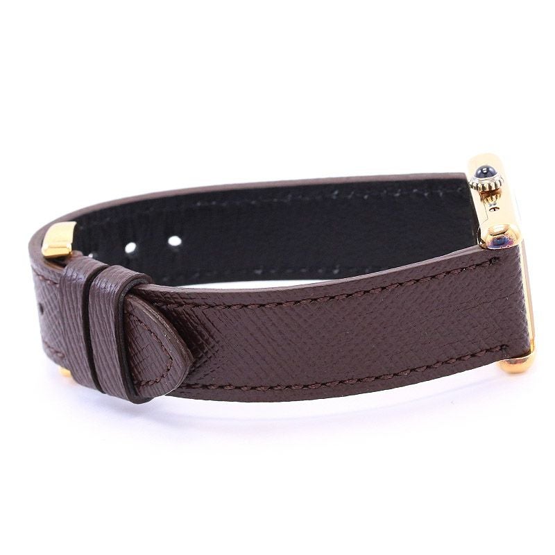 【中古】CARTIER MUST TANK SMALL MODEL VERMEIL "PLAIN IVOLY DIAL" カルティエ マストタンクSM ヴェルメイユ プレーンアイボリーダイヤル 3