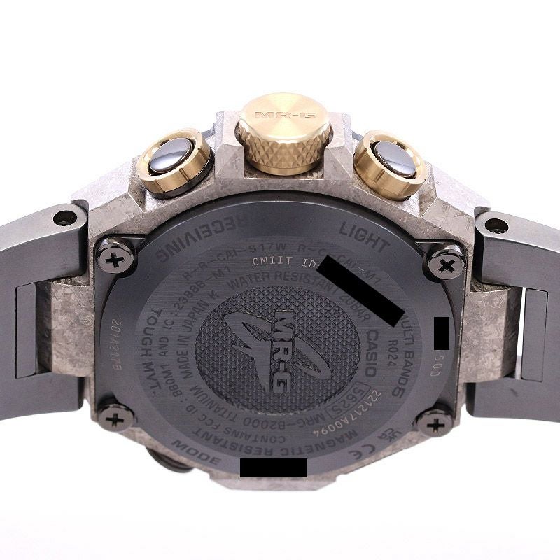 【中古】CASIO G-SHOCK MR-G MRG-B2000 SERIES "GASSAN" カシオ Gショック MR-G MRG-B2000シリーズ "月山" MRG-B2000GA-1AJR