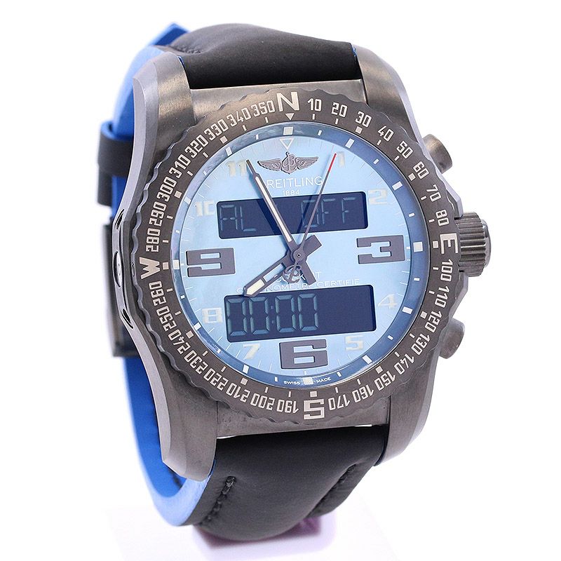 【中古】BREITLING COCKPIT B50 NIGHT MISSION ブライトリング コックピット B50 ナイトミッション VB5010D3/L530/232X/M20BASA.1 (V501L30SMA)