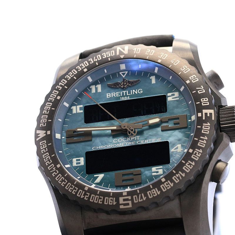 【中古】BREITLING COCKPIT B50 NIGHT MISSION ブライトリング コックピット B50 ナイトミッション VB5010D3/L530/232X/M20BASA.1 (V501L30SMA)