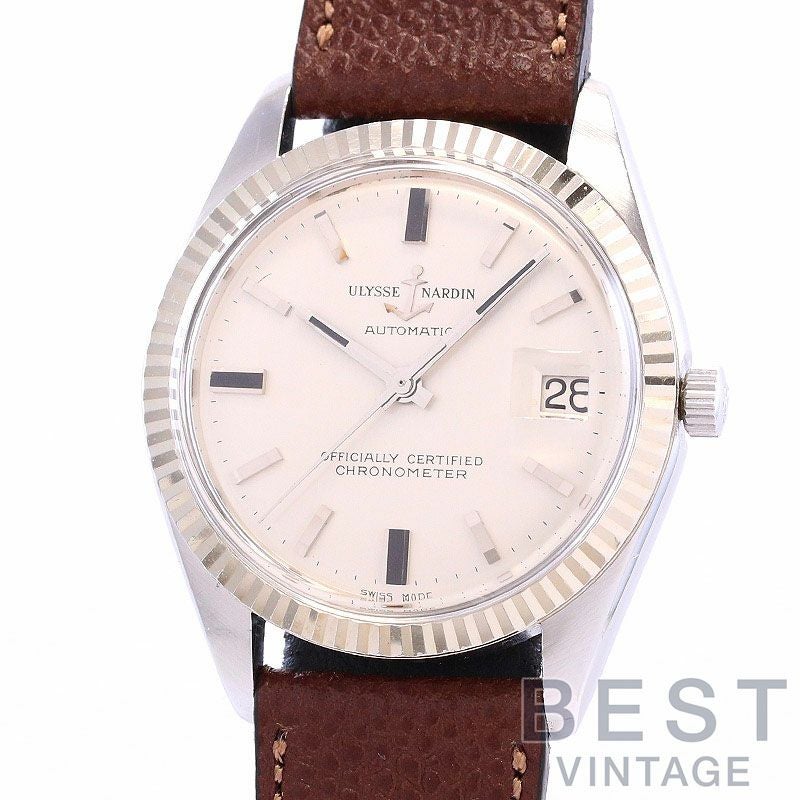 【中古】ULYSSE NARDIN ROUND AUTOMATIC DATE ユリス・ナルダン ラウンド オートマチック デイト 10921-1