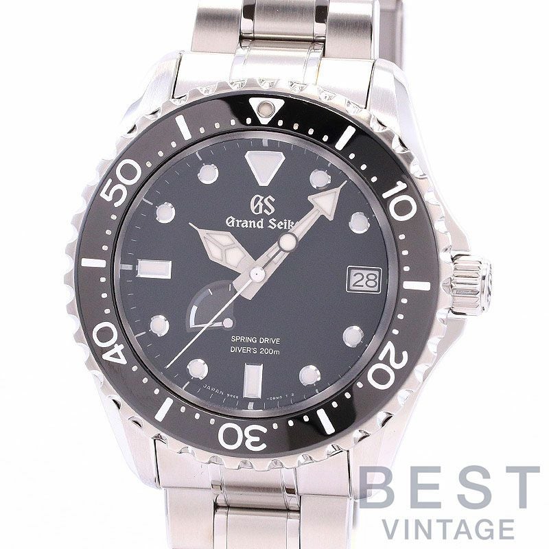 【中古】GRAND SEIKO SPORTS COLLECTION 9R SPRING DRIVE DIVERS 200M グランドセイコー スポーツコレクション 9Rスプリングドライブ ダイバーズ 200M SBGA229 (9R65-0AM0)
