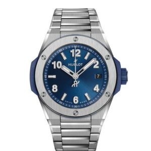 HUBLOT BIG BANG INTEGRATED TIME ONLY TITANIUM BLUE ウブロ ビッグ・バン インテグレーテッド タイムオンリー チタニウム ブルー 457.NX.7170.NX