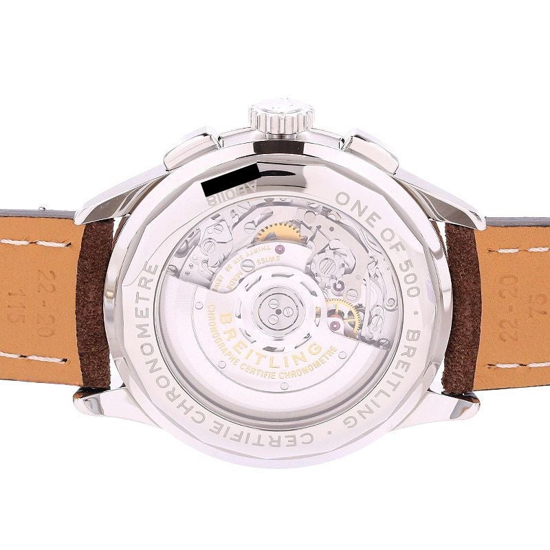 【中古】BREITLING PREMIER B01 CHRONOGRAPH 42 WHEELS AND WAVES ブライトリング プレミエ B01 クロノグラフ 42 ホイールズ&ウェーブズ AB0118A31B1X1 (A007W-WNAA)