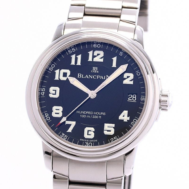 【中古】BLANCPAIN LEMAN ULTRA SLIM ブランパン レマン ウルトラスリム ミリタリー 2100-1130M-71
