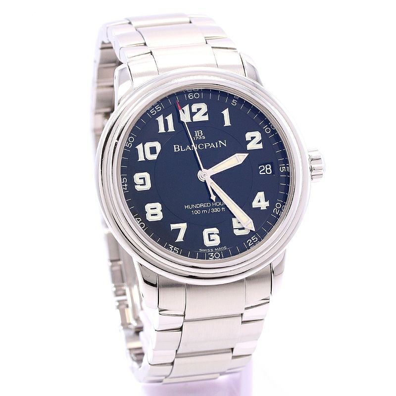 【中古】BLANCPAIN LEMAN ULTRA SLIM ブランパン レマン ウルトラスリム ミリタリー 2100-1130M-71