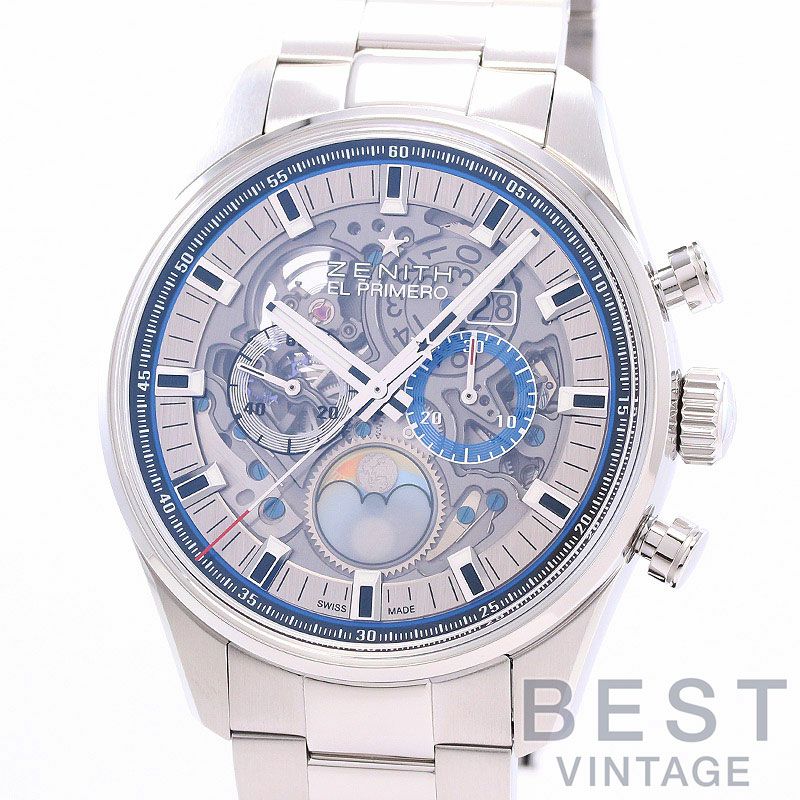 【中古】ZENITH CHRONOMASTER EL PRIMERO GRAND DATE FULL OPEN ゼニス クロノマスター エル・プリメロ グランドデイト フルオープン 03.2530.4047/78.M2530