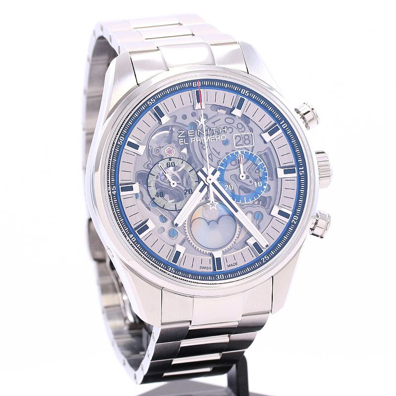 【中古】ZENITH CHRONOMASTER EL PRIMERO GRAND DATE FULL OPEN ゼニス クロノマスター エル・プリメロ グランドデイト フルオープン 03.2530.4047/78.M2530