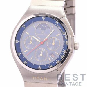 【中古】PORSCHE DESIGN BY IWC MOON PHASE CHRONOGRAPH ポルシェ・デザイン by アイ・ダブリュー・シー ムーンフェイズ クロノグラフ IW374201(3742-001)