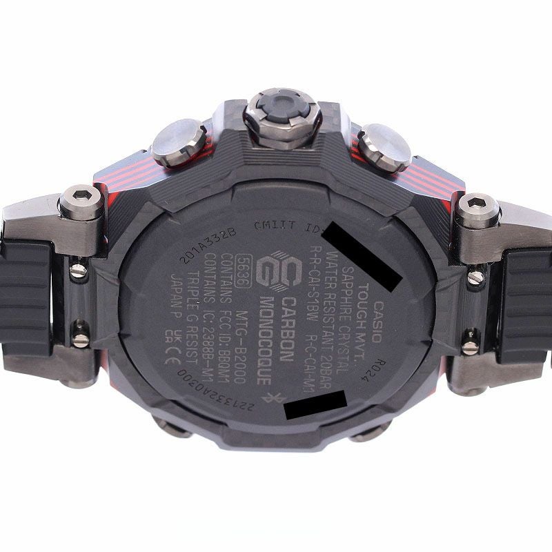 【中古】CASIO G-SHOCK MT-G MTG-B2000 SERIES カシオ Gショック MT-G MTG-B2000シリーズ カーボン軽量化モデル MTG-B2000YBD-1AJF