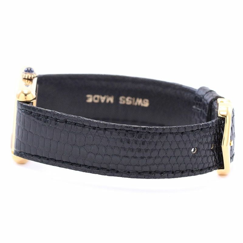【中古】CARTIER MUST TANK SMALL MODEL VERMEIL BLACK ROMAN DIAL カルティエ マストタンクSM ヴェルメイユ ブラックローマンダイヤル 3