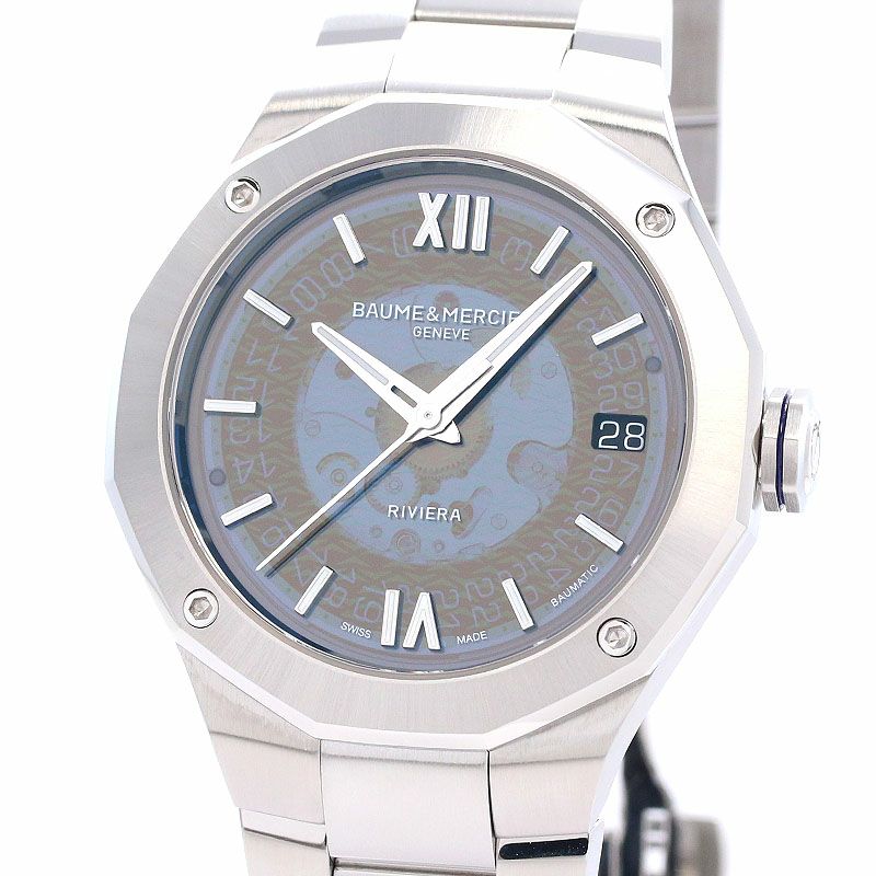 【中古】BAUME & MERCIER RIVIERA BAUMATIC ボーム&メルシェ リビエラ ボーマティック MOA10714