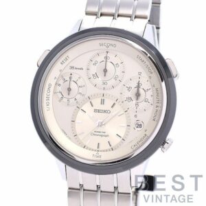 【中古】SEIKO CROWN CHRONOGRAPH DOMESTIC CHRONOGRAPH 40TH ANNIVERSARY セイコー キネティック クラウン クロノグラフ 国産クロノグラフ誕生40周年記念限定 SBCG003 (9T82-0AE0)