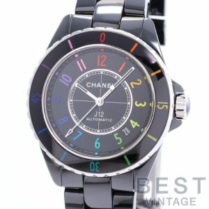 【中古】CHANEL J12 ELECTRO CALIBRE 12.1 38MM LIMITED シャネル J12 エレクトロ キャリバー12.1 38MM 世界限定1255本 H7122