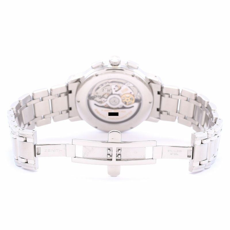 【中古】ZENITH CHRONOMASTER EL PRIMERO TRIPLE CALENDAR MOONPHASE ゼニス クロノマスター エル・プリメロ トリプルカレンダー ムーンフェイズ 02.0240.410/01