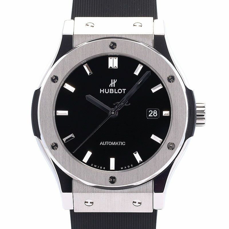 【中古】HUBLOT CLASSIC FUSION TITANIUM BLACK SHINY JAPAN LIMITED ウブロ クラシック・フュージョン チタニウム ブラックシャイニー 日本限定 542.NX.1270.LR