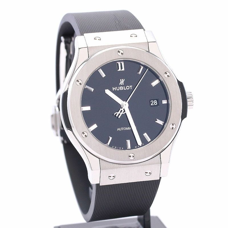 【中古】HUBLOT CLASSIC FUSION TITANIUM BLACK SHINY JAPAN LIMITED ウブロ クラシック・フュージョン チタニウム ブラックシャイニー 日本限定 542.NX.1270.LR