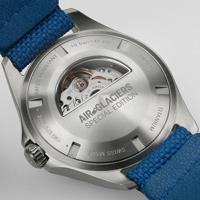 HAMILTON KHAKI AVIATION PILOT DAY DATE AUTO - AIR-GLACIERS EDITION ハミルトン カーキ アビエーション パイロット デイデイト オート エアー グラシエ エディション H64655941