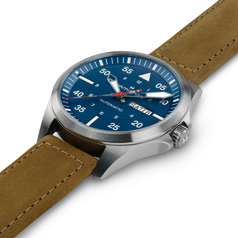 HAMILTON KHAKI AVIATION PILOT DAY DATE AUTO - AIR-GLACIERS EDITION ハミルトン カーキ アビエーション パイロット デイデイト オート エアー グラシエ エディション H64655941