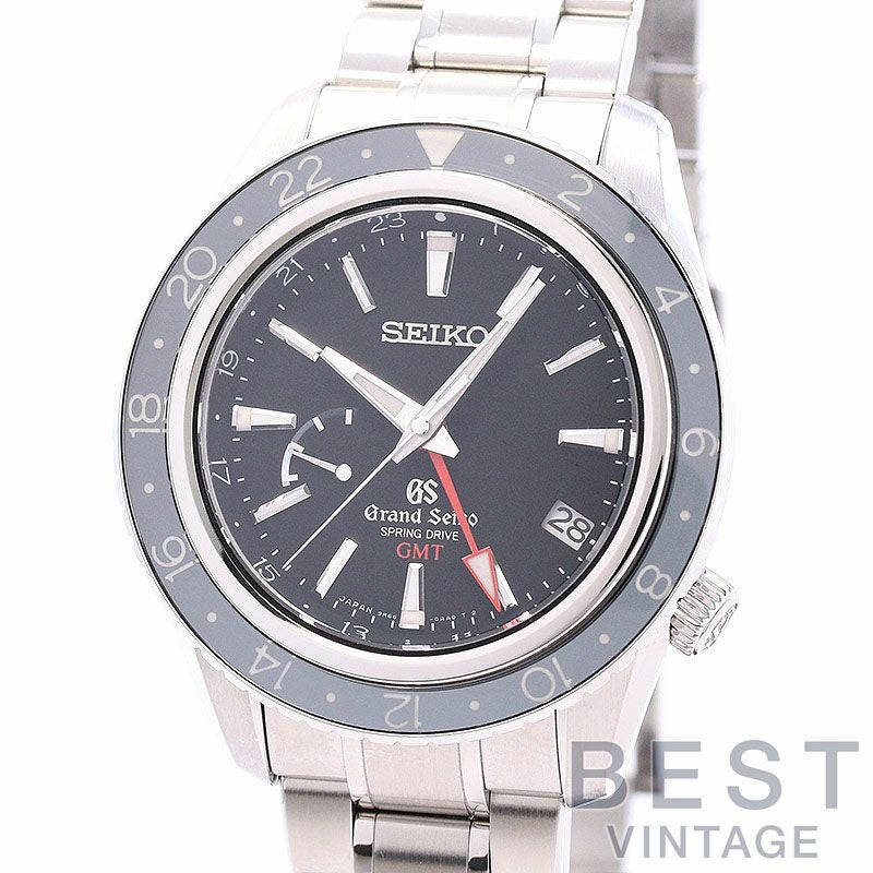 【中古】GRAND SEIKO 9R SPRING DRIVE GMT MASTER SHOP LIMITED グランドセイコー 9R スプリングドライブ GMT マスターショップ限定 SBGE001 (9R66-0AA0)
