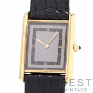 【中古】CARTIER MUST TANK LARGE MODEL VERMEIL カルティエ マストタンクLM ヴェルメイユ 6 81006