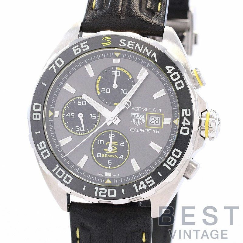 【中古】TAG HEUER FORMULA 1 AYRTON SENNA SPECIAL EDITION タグ・ホイヤー フォーミュラ1 アイルトン・セナ スペシャルエディション CAZ201B.FC6487