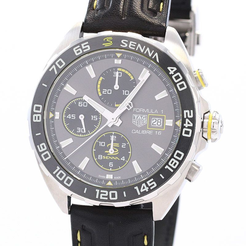 【中古】TAG HEUER FORMULA 1 AYRTON SENNA SPECIAL EDITION タグ・ホイヤー フォーミュラ1 アイルトン・セナ スペシャルエディション CAZ201B.FC6487